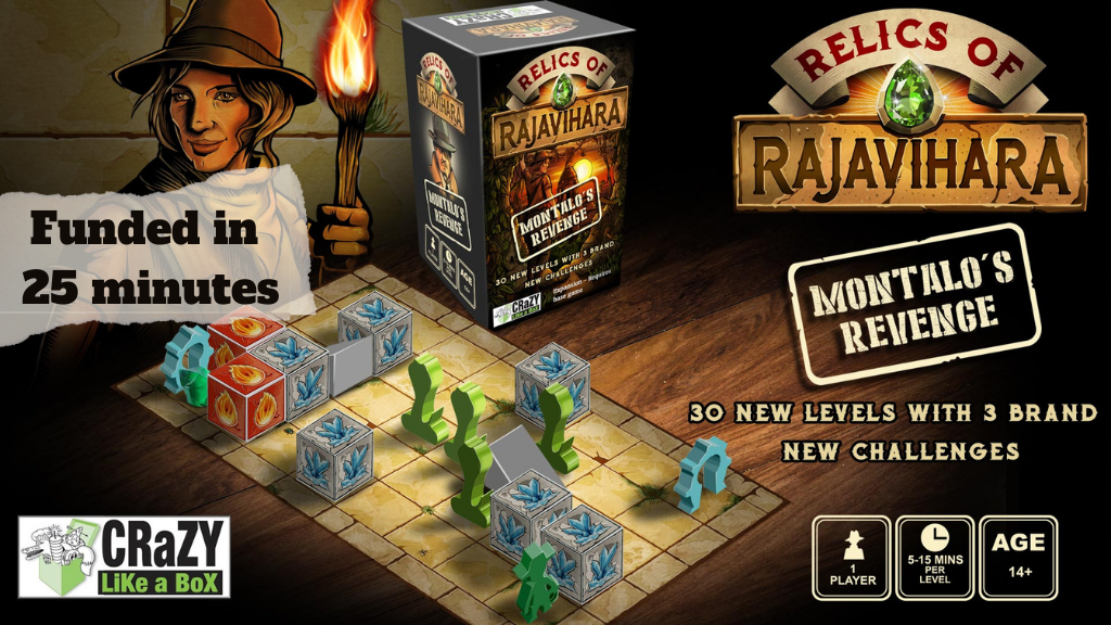Montalo's Revenge (expansion for Relics of Rajavihara) Print and Play (PNP) - No physical game
